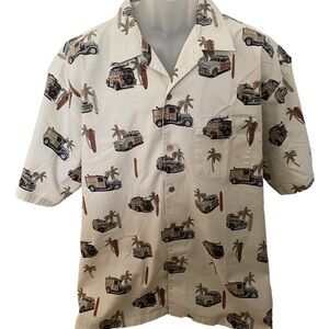 NEWPORT BLUE island brand newport beach cars collared shirt men XL